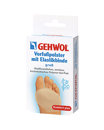 Gehwol - Защитная гель-подушка под плюсну из гель-полимера и эластичной ткани большая 1 шт  - hairs-russia.ru